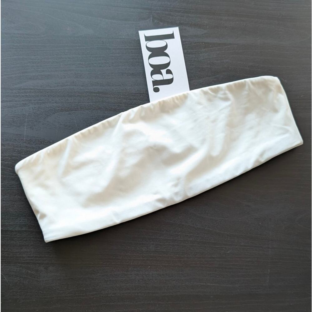 NWT Boa Ivory Strapless Bandeau Bralet Bra, size M